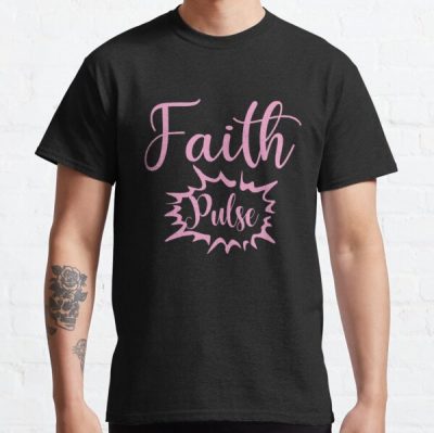 Faith Pulse Breast Cancer Awareness Classic T-Shirt RB2812 product Offical Breast Cancer Merch