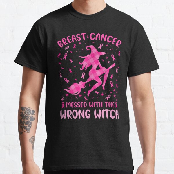 Messed With Wrong Witch Breast Cancer Awareness Classic T-Shirt RB2812 product Offical Breast Cancer Merch
