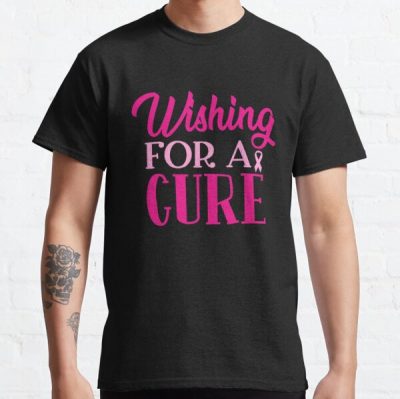 Wishing For A Cure Breast Cancer Awareness Classic T-Shirt RB2812 product Offical Breast Cancer Merch