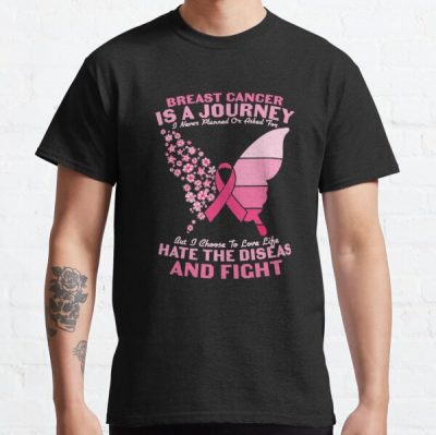 Breast Cancer a Journey I Never Planned Classic T-Shirt RB2812 product Offical Breast Cancer Merch