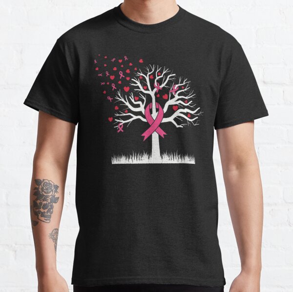 Pink Tree Breast Cancer Awareness white Classic T-Shirt RB2812 product Offical Breast Cancer Merch