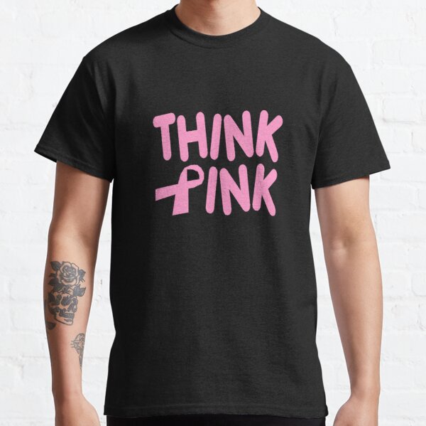 Think Pink Breast cancer Classic T-Shirt RB2812 product Offical Breast Cancer Merch