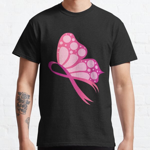 Ribbon As Butterfly Breast Cancer Awareness Classic T-Shirt RB2812 product Offical Breast Cancer Merch