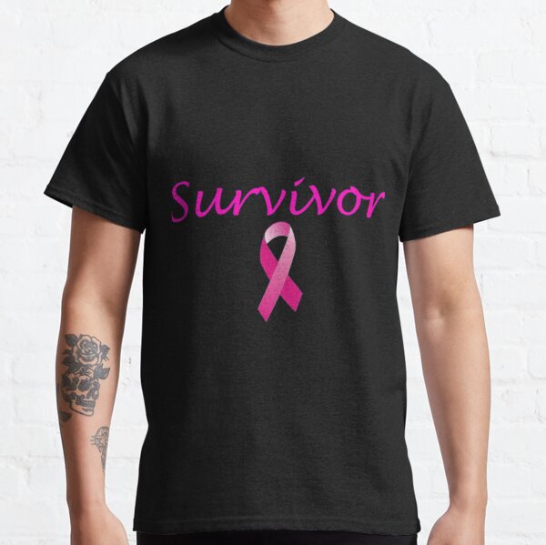 Breast Cancer Survivor   Pink Ribbon Support Fight Hope Love Awareness Think Month Gift Idea| Perfect Gift Classic T-Shirt RB2812 product Offical Breast Cancer Merch