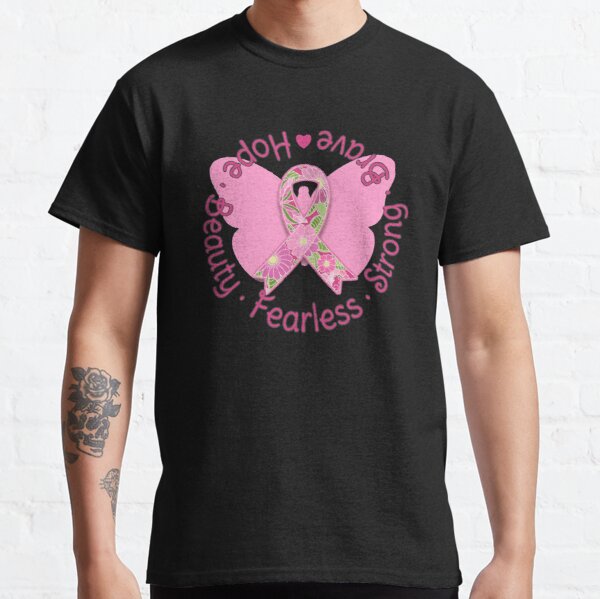 Pink Ribbon Breast Cancer Awareness Classic T-Shirt RB2812 product Offical Breast Cancer Merch
