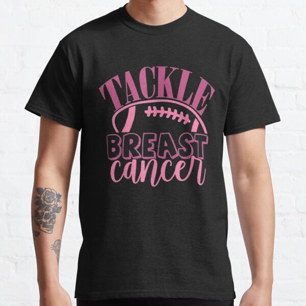 Breast Cancer Football Tackle Breast Cancer Believe Warrior Classic T-Shirt RB2812 product Offical Breast Cancer Merch