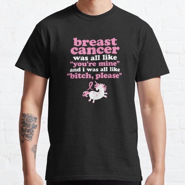 Funny Breast Cancer Survivor Bitch Please Unicorn Classic T-Shirt RB2812 product Offical Breast Cancer Merch