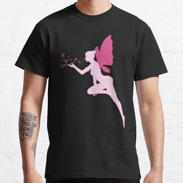 Pink Ribbon Fairy Woman Breast Cancer Awareness Classic T-Shirt RB2812 product Offical Breast Cancer Merch