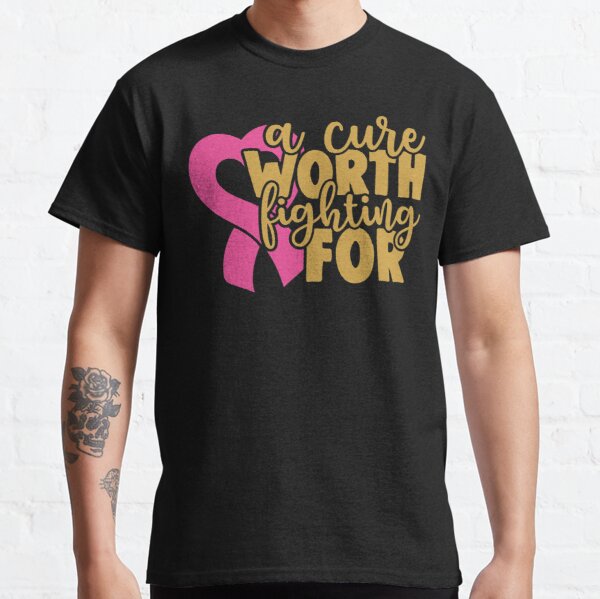 A Cure Worth Fighting For Breast Cancer Classic T-Shirt RB2812 product Offical Breast Cancer Merch