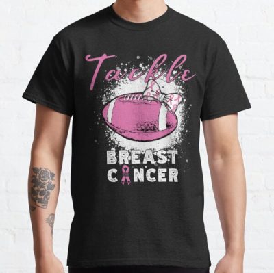 Tackle Breast Cancer Football Pink Ribbon Awareness Bleached  Classic T-Shirt RB2812 product Offical Breast Cancer Merch