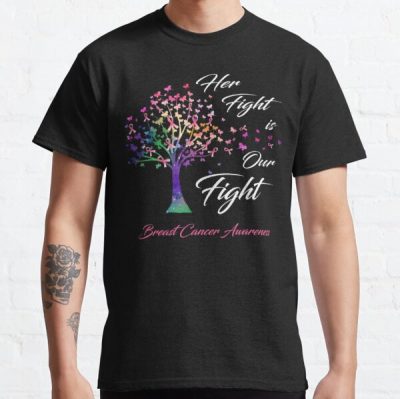 Her Fight Is Our Fight Breast Cancer Awareness Classic T-Shirt RB2812 product Offical Breast Cancer Merch