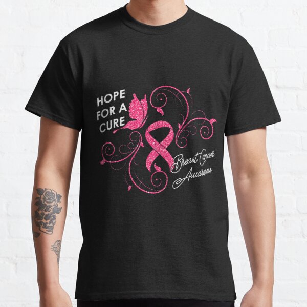Hope A Cure Breast Cancer Awareness Classic T-Shirt RB2812 product Offical Breast Cancer Merch