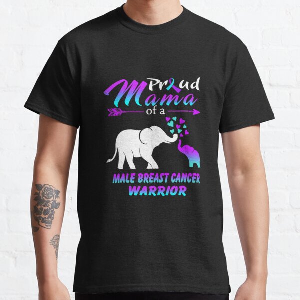 Proud Mama Of A Male Breast Cancer Classic T-Shirt RB2812 product Offical Breast Cancer Merch