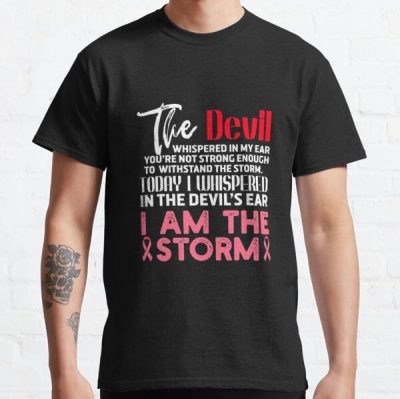 Im The Storm Breast Cancer Classic T-Shirt RB2812 product Offical Breast Cancer Merch