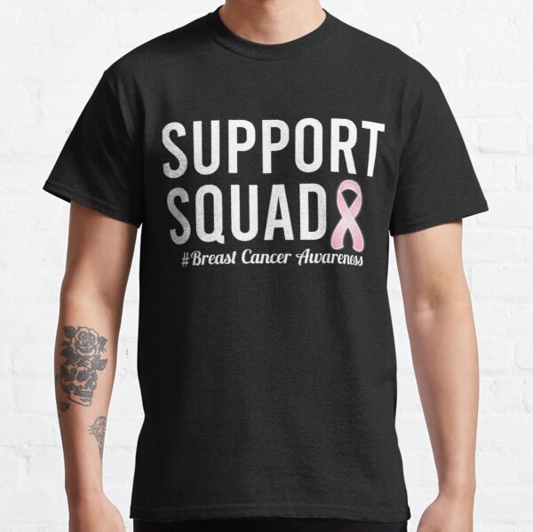 Support Squad Breast-Cancer, Show your breast cancer support  with pink ribbon awareness.   Classic T-Shirt RB2812 product Offical Breast Cancer Merch