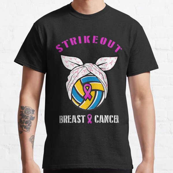 Strike Out Breast Cancer Awareness Volleyball Fighters    Classic T-Shirt RB2812 product Offical Breast Cancer Merch