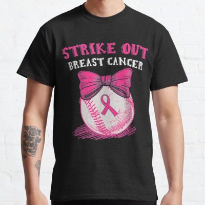Strike Out Breast Cancer Awareness Softball Fighters      Classic T-Shirt RB2812 product Offical Breast Cancer Merch