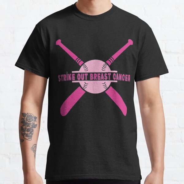 Strike Out Breast Cancer Baseball,In October We Wear Pink   Classic T-Shirt RB2812 product Offical Breast Cancer Merch