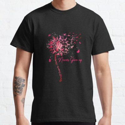 Dandelion Breast Cancer Awareness Classic T-Shirt RB2812 product Offical Breast Cancer Merch