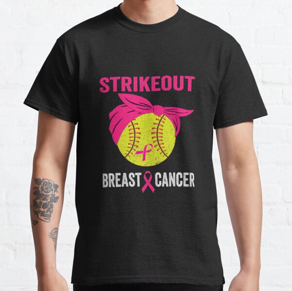Strike Out Breast Cancer Awareness Softball Fighters Shirt Classic T-Shirt RB2812 product Offical Breast Cancer Merch