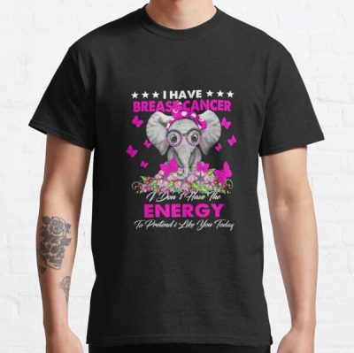 Elephant I Have Breast Cancer Awareness Classic T-Shirt RB2812 product Offical Breast Cancer Merch