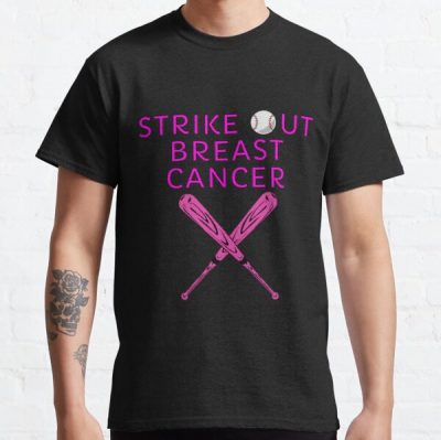 strike out breast cancer - baseball Classic T-Shirt RB2812 product Offical Breast Cancer Merch
