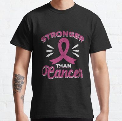 Stronger Than Cancer Breast Cancer Classic T-Shirt RB2812 product Offical Breast Cancer Merch