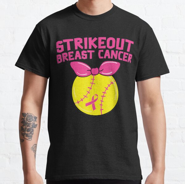 Strike Out Breast Cancer Awareness Softball Fighters       Classic T-Shirt RB2812 product Offical Breast Cancer Merch
