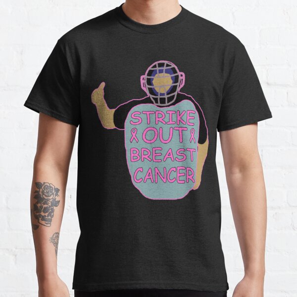 Strike Out Breast Cancer                         Classic T-Shirt RB2812 product Offical Breast Cancer Merch