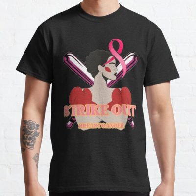 Strike Out Breast Cancer           Classic T-Shirt RB2812 product Offical Breast Cancer Merch