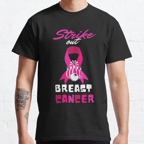 strike out breast cancer Relaxed Fit    Classic T-Shirt RB2812 product Offical Breast Cancer Merch