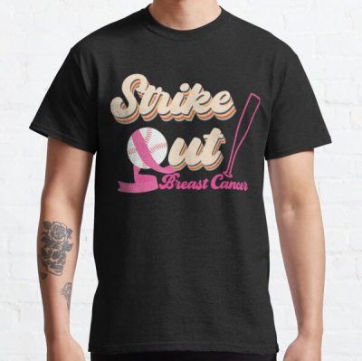 Strike Out Breast Cancer Awareness Baseball Fighters Classic  Classic T-Shirt RB2812 product Offical Breast Cancer Merch