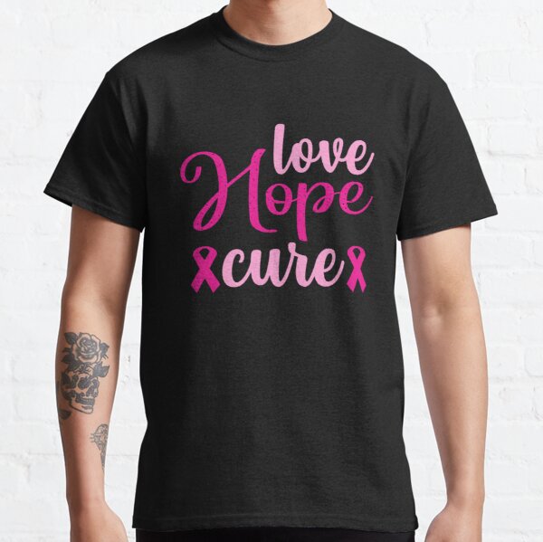 Love Hope Cure Breast Cancer Awareness Classic T-Shirt RB2812 product Offical Breast Cancer Merch