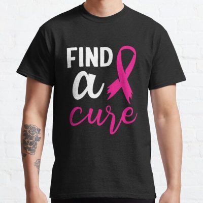 Find A Cure Breast Cancer Awareness Classic T-Shirt RB2812 product Offical Breast Cancer Merch