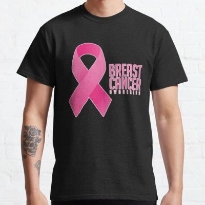 Pink Ribbon Breast Cancer Awareness Gift Classic T-Shirt RB2812 product Offical Breast Cancer Merch