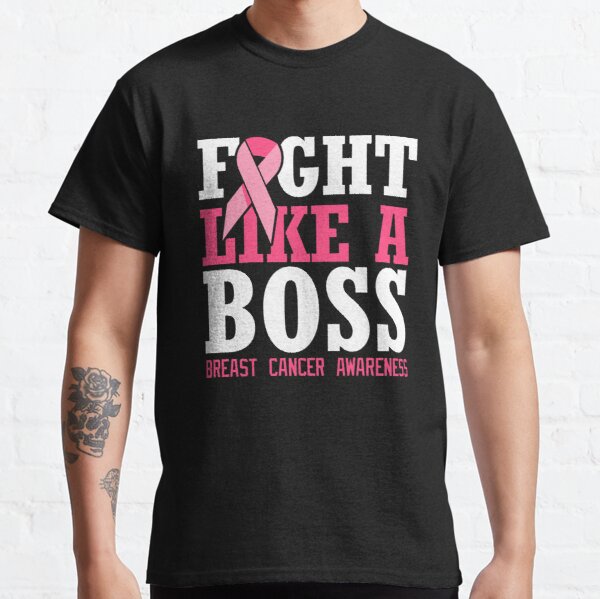 Fight Like A Boss Breast Cancer Awareness Classic T-Shirt RB2812 product Offical Breast Cancer Merch