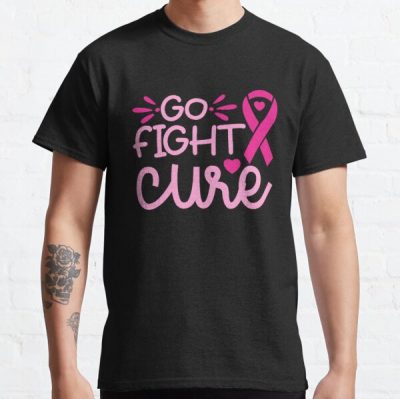 Go Fight Cure Breast Cancer Awareness Classic T-Shirt RB2812 product Offical Breast Cancer Merch
