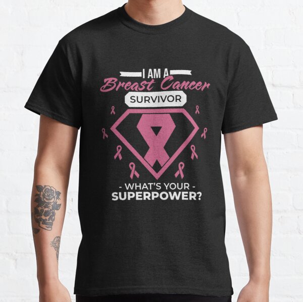 I Am A Survivor Superpower Breast Cancer Awareness Classic T-Shirt RB2812 product Offical Breast Cancer Merch