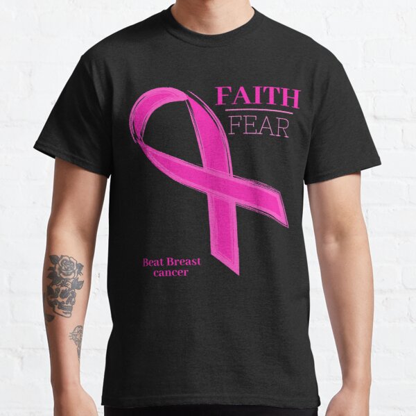 FAITH over Fear - Beat Breast Cancer  Classic T-Shirt RB2812 product Offical Breast Cancer Merch