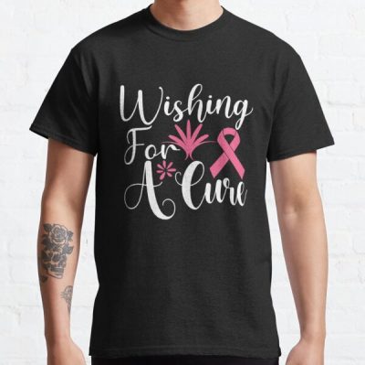 Wishing For A Cure Breast Cancer Awareness Classic T-Shirt RB2812 product Offical Breast Cancer Merch
