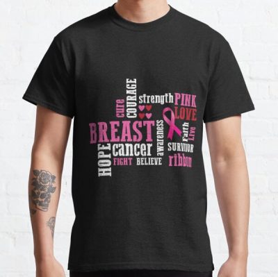 Hope Breast Cancer 2 Classic T-Shirt RB2812 product Offical Breast Cancer Merch