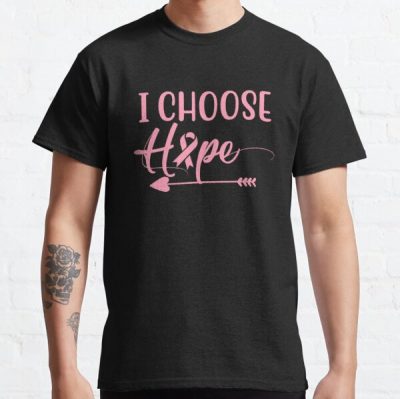 I Choose Hope Breast Cancer Awareness Classic T-Shirt RB2812 product Offical Breast Cancer Merch