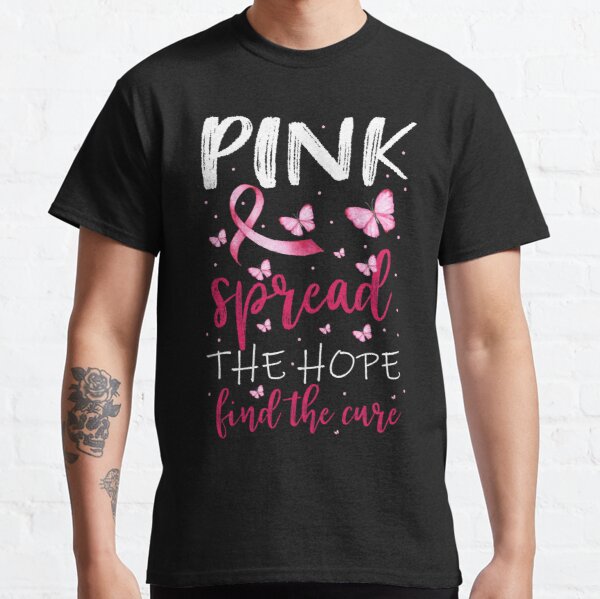 Pink Spread The Hope Find Breast Cancer Awareness Classic T-Shirt RB2812 product Offical Breast Cancer Merch