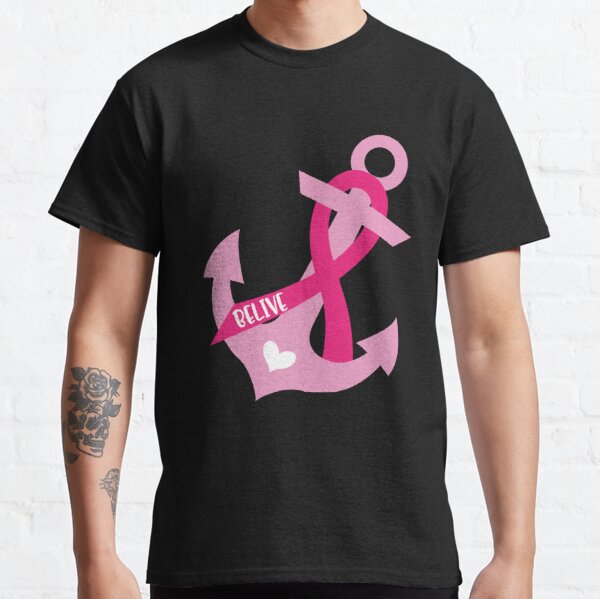 Belive Breast Cancer Awareness Classic T-Shirt RB2812 product Offical Breast Cancer Merch