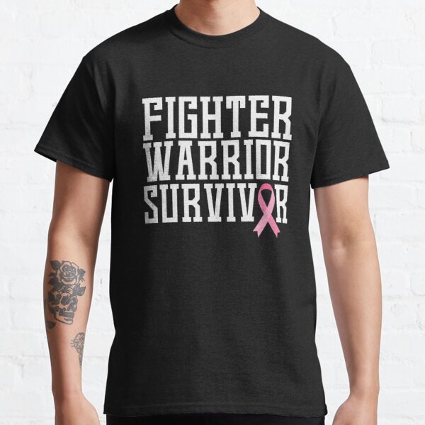 Fighter Warriror Survivor Breast Cancer Awareness Classic T-Shirt RB2812 product Offical Breast Cancer Merch