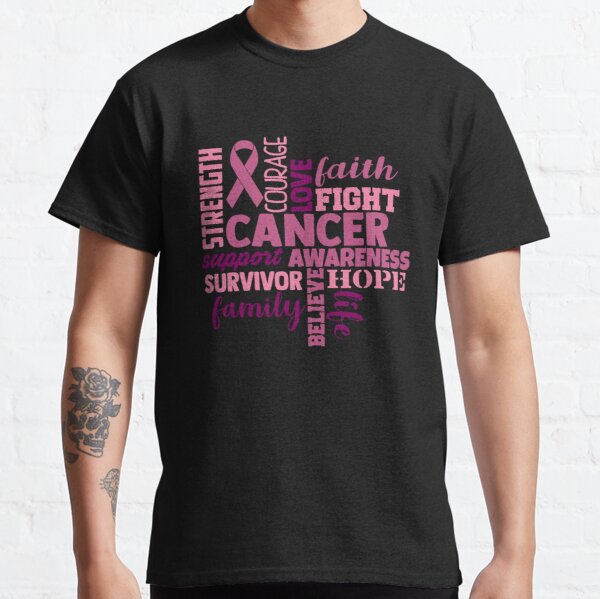 Cancer Strength Courage Breast Cancer Awareness Classic T-Shirt RB2812 product Offical Breast Cancer Merch