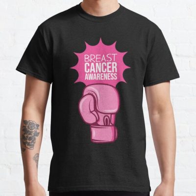 Pink Boxing Glove Breast Cancer Awareness Classic T-Shirt RB2812 product Offical Breast Cancer Merch