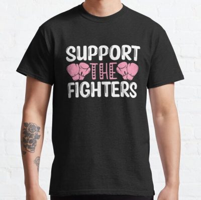 Support The Fighters Breast Cancer Awareness Classic T-Shirt RB2812 product Offical Breast Cancer Merch