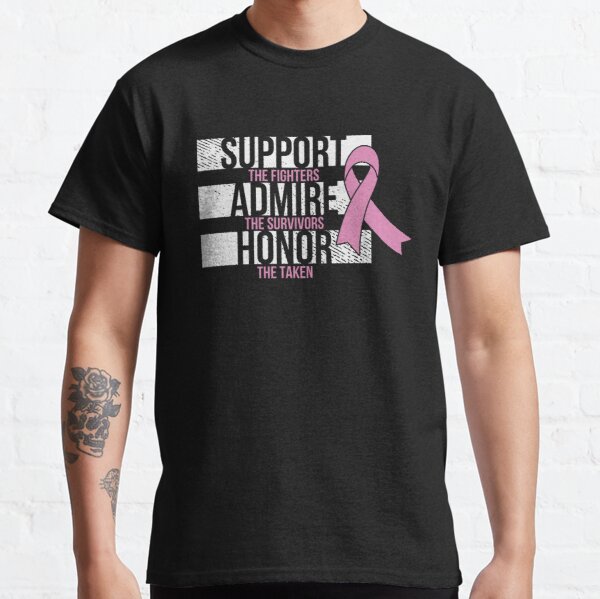 Support The Fighters Breast Cancer Awareness Classic T-Shirt RB2812 product Offical Breast Cancer Merch