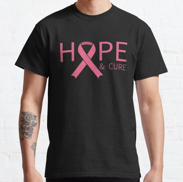 Hope And Cure Breast Cancer Awareness Classic T-Shirt RB2812 product Offical Breast Cancer Merch